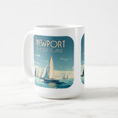 Activiteiten in de omgeving van Newport Rhode Isla Koffiemok (Voorkant links)