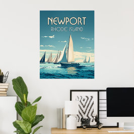 Activiteiten in de omgeving van Newport Rhode Isla Poster
