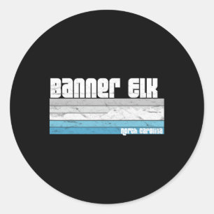 Activiteiten in de omgeving van Nner Elk North Car Ronde Sticker