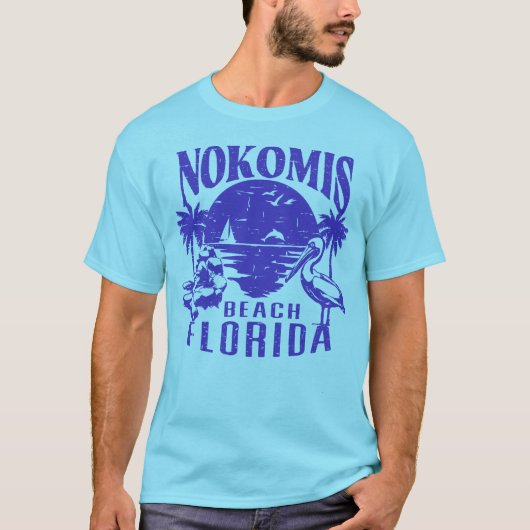Activiteiten in de omgeving van Nokomis Beach Shir T-shirt (Voorkant)