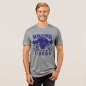 Activiteiten in de omgeving van Nokomis Beach Shir Tri-Blend Shirt (Voorkant volledig)