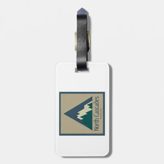 Activiteiten in de omgeving van North Cascades Nat Bagagelabel (Achterkant verticaal)