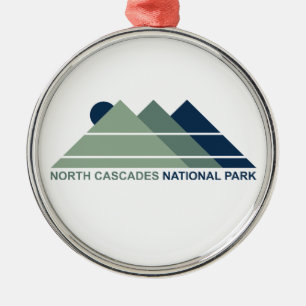 Activiteiten in de omgeving van North Cascades Nat Metalen Ornament