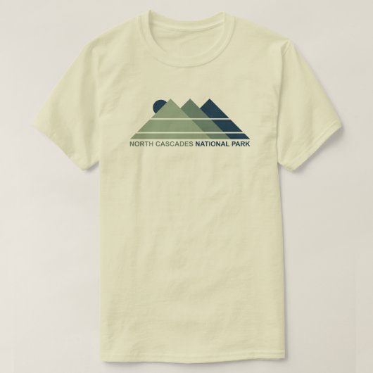 Activiteiten in de omgeving van North Cascades Nat T-shirt (Design voorkant)