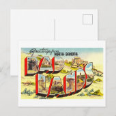 Activiteiten in de omgeving van North Dakota Bad L Briefkaart (Voorkant / Achterkant)