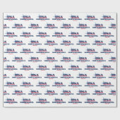 Activiteiten in de omgeving van North Dakota Stars Cadeaupapier (Vlak)