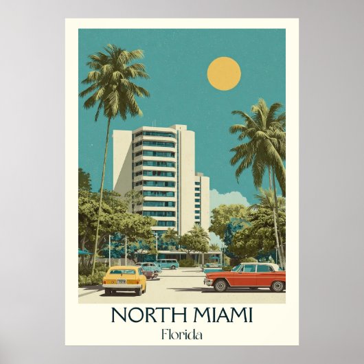 Activiteiten in de omgeving van North Miami Florid Poster (Voorkant)