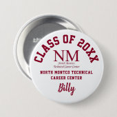 Activiteiten in de omgeving van North Montco Techn Ronde Button 7,6 Cm (Voorkant /achterkant)