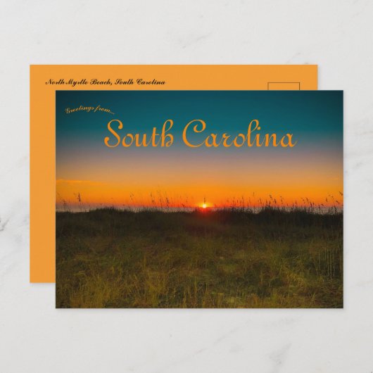 Activiteiten in de omgeving van North Myrtle Beach Briefkaart (Voorkant / Achterkant)
