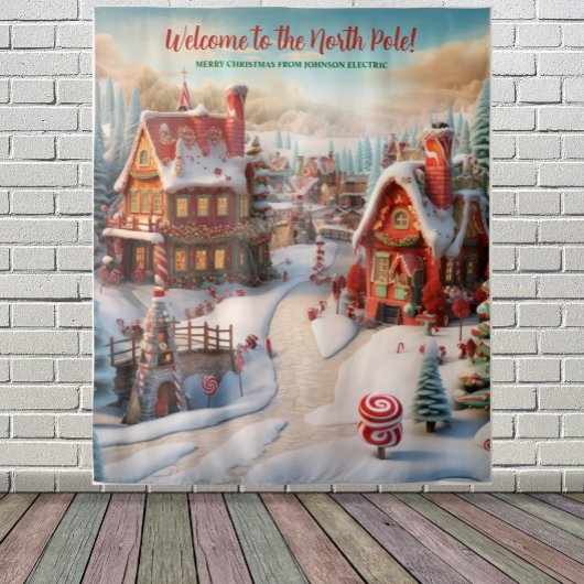 Activiteiten in de omgeving van North Pole Village Wandkleed