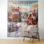 Activiteiten in de omgeving van North Pole Village Wandkleed (In situ)