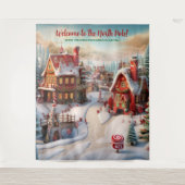 Activiteiten in de omgeving van North Pole Village Wandkleed (Voorkant)