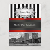 Activiteiten in de omgeving van NYC Skyline Brookl Aankondigingskaart (Voorkant)