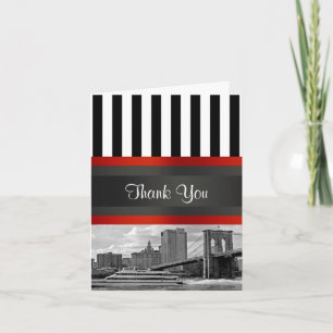 Activiteiten in de omgeving van NYC Skyline Brookl Bedankkaart