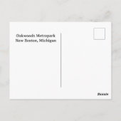 Activiteiten in de omgeving van Oakwoods Metropark Briefkaart (Achterkant)