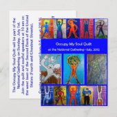 Activiteiten in de omgeving van Occupy My Soul Qui Uitnodiging Briefkaart (Voorkant / Achterkant)