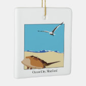 Activiteiten in de omgeving van Ocean City, Maryla Keramisch Ornament (Rechts)