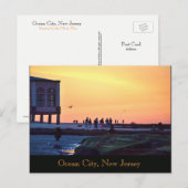 Activiteiten in de omgeving van Ocean City, New Je Aankondigingskaart (Voorkant / Achterkant)
