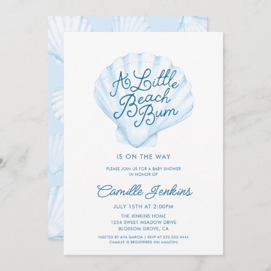 Activiteiten in de omgeving van Ocean Little Beach Kaart (Voorkant / Achterkant)