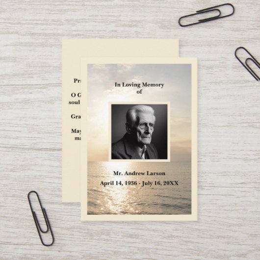 Activiteiten in de omgeving van Ocean Sunrise Pray Visitekaartje (Voorkant / Achterkant in situ)