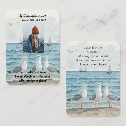 Activiteiten in de omgeving van Ocean Zee Seagulls Visitekaartje (Voorkant / Achterkant)