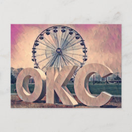 Activiteiten in de omgeving van Oklahoma City Whee Briefkaart