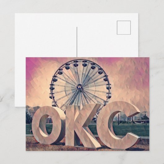Activiteiten in de omgeving van Oklahoma City Whee Briefkaart (Voorkant / Achterkant)