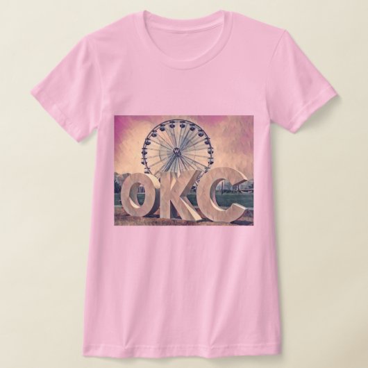 Activiteiten in de omgeving van Oklahoma City Whee T-shirt (Laagn)