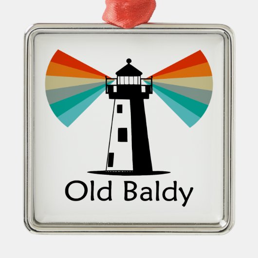 Activiteiten in de omgeving van Old Baldy Lighthou Metalen Ornament (Voorkant)