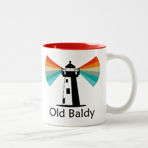Activiteiten in de omgeving van Old Baldy Lighthou Tweekleurige Koffiemok
