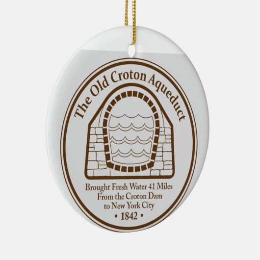 Activiteiten in de omgeving van Old Croton Aqueduc Keramisch Ornament (Rechts)
