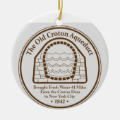 Activiteiten in de omgeving van Old Croton Aqueduc Keramisch Ornament (Voorkant)