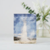 Activiteiten in de omgeving van Old Faithful, Yell Briefkaart (Staand voorkant)