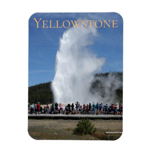 Activiteiten in de omgeving van Old Faithful Yello Magneet