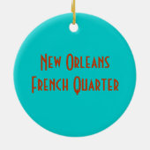 Activiteiten in de omgeving van Old New Orleans Fr Keramisch Ornament (Achterkant)