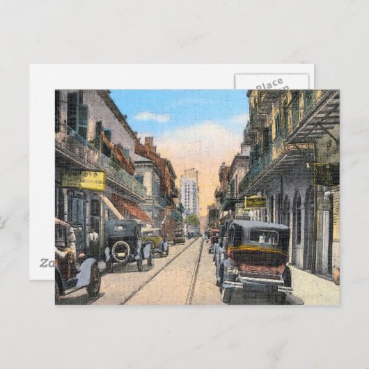 Activiteiten in de omgeving van Old Royal Street N Briefkaart (Voorkant / Achterkant)