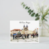 Activiteiten in de omgeving van Old Town Prague Ho Feestdagenkaart (Staand voorkant)