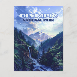 Activiteiten in de omgeving van Olympic National P Briefkaart