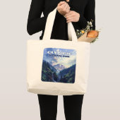 Activiteiten in de omgeving van Olympic National P Grote Tote Bag (Voorkant (product))
