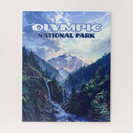 Activiteiten in de omgeving van Olympic National P Legpuzzel (Verticaal)
