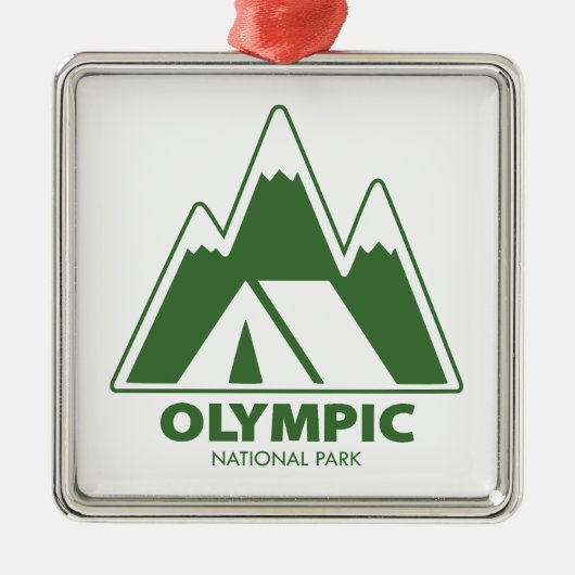 Activiteiten in de omgeving van Olympic National P Metalen Ornament (Voorkant)