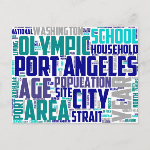 Activiteiten in de omgeving van Olympic Port Angel Briefkaart