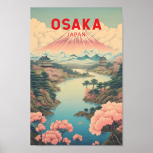 Activiteiten in de omgeving van Osaka Japan Mount  Poster