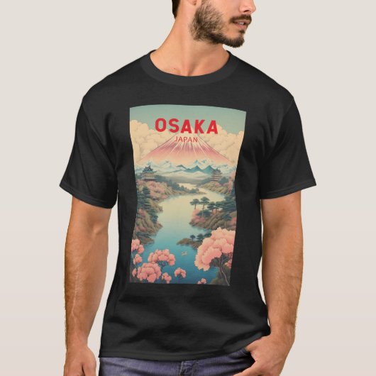 Activiteiten in de omgeving van Osaka Japan Mount  T-shirt (Voorkant)