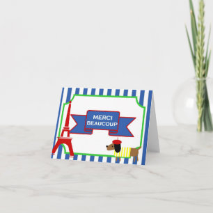 Activiteiten in de omgeving van Oui Paris Art Dog  Bedankkaart