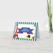 Activiteiten in de omgeving van Oui Paris Art Dog Bedankkaart (Voorkant)