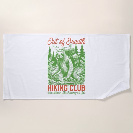 Activiteiten in de omgeving van Out of Breath Funn Strandlaken (Voorkant)