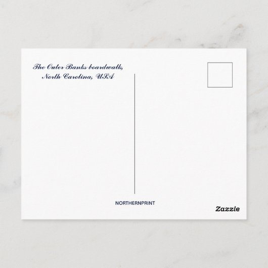 Activiteiten in de omgeving van Outer Banks Boardw Briefkaart (Achterkant)