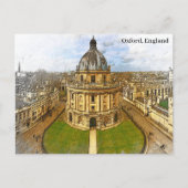 Activiteiten in de omgeving van Oxford England Cas Briefkaart (Voorkant)