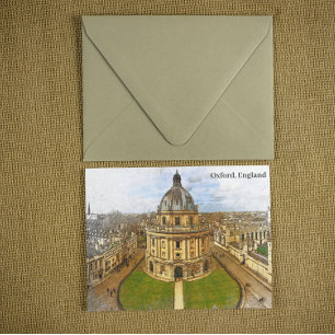 Activiteiten in de omgeving van Oxford England Cas Briefkaart